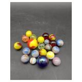 Hand Blown & Uranium Marbles