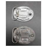 3 Fire Fighter Bult Buckles