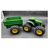 John Deere Monster Tread Tractor with Wagon