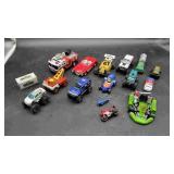 Lot of Toy Cars, Rescue Trucks & Misc
