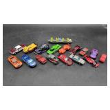 16 Hot Wheels, Matchbox & Misc Cars