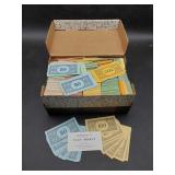 Box of Monopoly Play Money