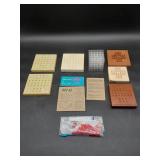 Wood & Plastic Peg Board Games