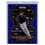 Austin Riley /199 Blue Disco 2022 Prizm #73