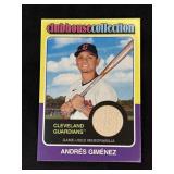 Andres Gimenez Clubhouse Collection Relics