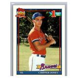 Chipper Jones Rookie Topps