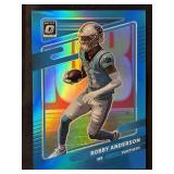 Robby Anderson Blue 2021 Donruss Optic
