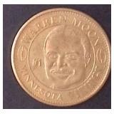 Warren Moon Pinnicale Quarterback Club Coin