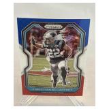 Christian McCaffrey Red White and Blue