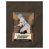 Roch Cholowsky Pre-Production Proofs Clear Red