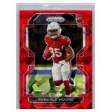 Rondale Moore Rookie Prizm Red Cracked Ice