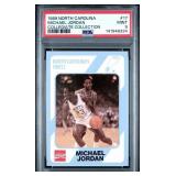 MICHAEL JORDAN COLLEGIATE # 17 PSA9