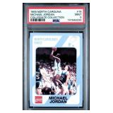 MICHAEL JORDAN COLLEGIATE # 18 PSA9