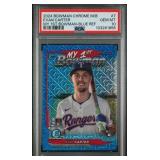 EVAN CARTER MY FIRST BOWMAN /150 PSA10