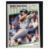 Mark McGwire 1989 Fleer