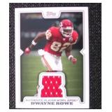 Dwayne Bowe Player Worn Relic