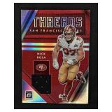 Nick Bosa Threads Patch Prizm