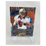 Drew Brees Blue Orange Spark Refractor