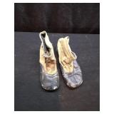 Antique Pair of Leather Childrens Shoes