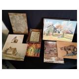 Small Flower Painting by Betty Lane Posey 1974