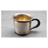 Stamped Sterling Baby Cup