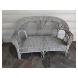 Wicker Bench
