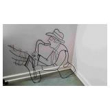 Metal Wall Art Trumpet Player