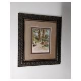 LE LIEVRE Et LA TORTUE Framed