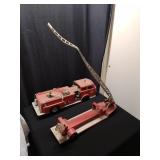Texaco Metal Firetruck & Ladder