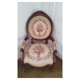 Victorian Louis XV Style Balloon Back