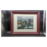 Perry Acker Signed "The Watering Tower"