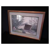 Signed Don Iverson Covered Bridge Print