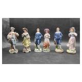 6 Ceramic Figurines