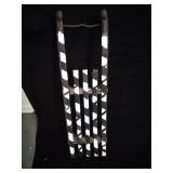 Old Wood Sled with Paint on Front