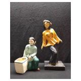 Asian Figurine & Planter