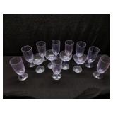 4 Tiffin Franciscian Purple/Alexandrite Glasses