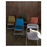 5 Folding Chairs
