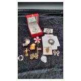 Goldtone & Silvertone Brooches