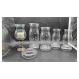 Hurrican Glass Candleholders