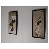 2 Framed Oriental Pictures