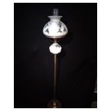 Floral Gone with the Wind Style Floor Lamp