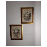 2 Framed Prints by Watteau