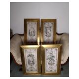 The Four Seasons by Watteau