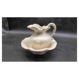 McCoy Pottery Water Pitcher & Bowl