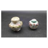2 Victorian Salt/Pepper Shakers