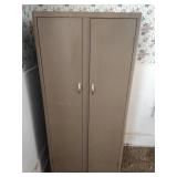 Brown Metal Storage Unit