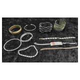 Silvertone  & Misc Bracelets