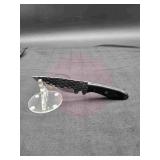 Carbon Steel 4.75" Tracker Knife in Leather Sheath