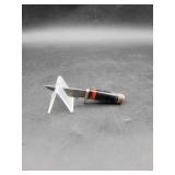 Damascus 3" Rat Tail Skinner Mini In Leather Sheat