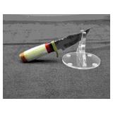 Damascus Rat Tail Skinner Mini in Sheath